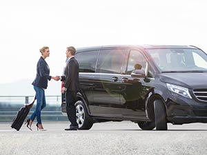 minivan, viano, chauffeur, fahrgast, luxury van